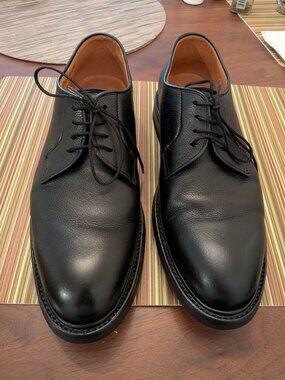 Heschung Arum Black Leather Derby UK 9 / 10.5 US  $755